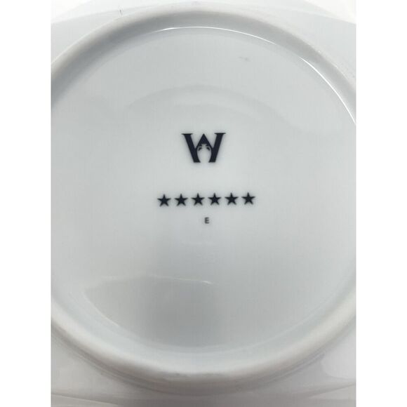 Wedgwood Restaurantware Espresso Demitasse Cups Saucers White Modern Set Of 4 - Picture 9 of 9